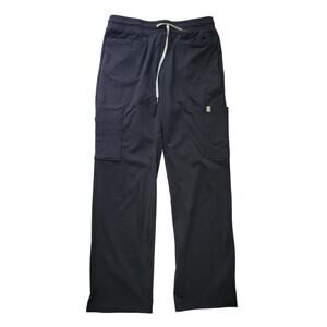 Scope Size L Black Scrub Pants Straight Leg Drawstring Waist Medical Workwear